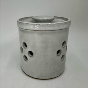 Farmhouse Pottery Vermont Silo Garlic Keeper
